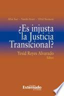 Libro ¿Es injusta la Justicia Transicional?