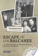 Libro Escape de los Balcanes