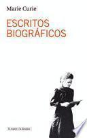 Libro Escritos biográficos