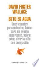 Libro Esto es agua (Flash)
