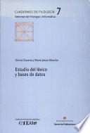 Libro Estudio del léxico y bases de datos