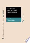 Libro Estudios de historia política contemporánea