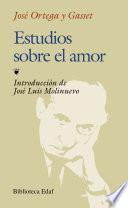 Libro Estudios sobre el amor