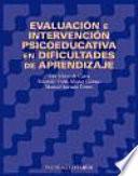 Libro Evaluación e intervención psicoeducativa en dificultades de aprendizaje