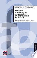 Libro Evidencia, argumentación y persuasión en la formulación de políticas