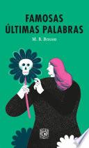 Libro Famosas últimas palabras