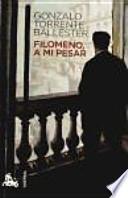 Libro Filomeno, a mi pesar