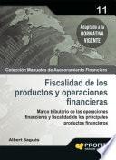 Libro Fiscalidad de los productos y operaciones financieras