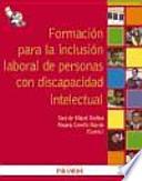 Libro Formación para la inclusión laboral de personas con discapacidad intelectual