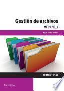 Libro Gestión de archivos