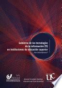 Libro Gobierno de las tecnologías de la información