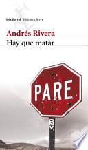 Libro Hay que matar