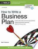Libro How to Write a Business Plan