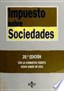 Libro Impuesto sobre sociedades