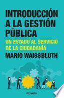 Libro Introducción a la gestión pública