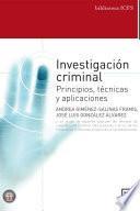 Libro Investigación criminal