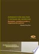 Libro Jurisdicción militar y estado de derecho