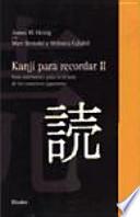 Libro Kanji para recordar II