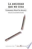 Libro La ansiedad que no cesa