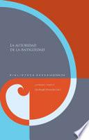 Libro La autoridad de la Antigüedad