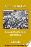 Libro La constitución de la democracia