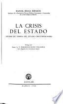 Libro La crisis del estado