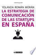 Libro La estrategia de comunicación de las startups en España