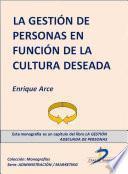 Libro La gestión de personas en función de la cultura deseada