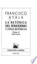 Libro La retórica del periodismo y otras retóricas