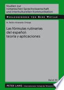 Libro Las fórmulas rutinarias del español