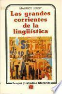 Libro Las grandes corrientes de la lingüística