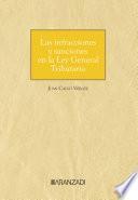 Libro Las infracciones y sanciones en la Ley General Tributaria
