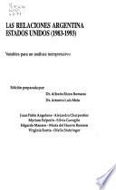 Libro Las relaciones Argentina-Estados Unidos, 1983-1993
