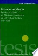 Libro Las voces del silencio