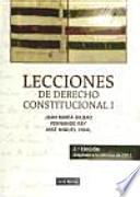 Libro Lecciones de derecho constitucional I