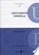 Libro Lexicografía española