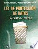 Libro Ley de protección de datos