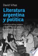 Libro Literatura Argentina y realidad política I