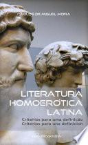 Libro Literatura Homoerótica Latina