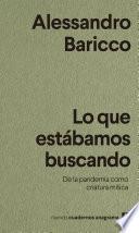 Libro Lo que estábamos buscando