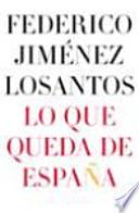 Libro Lo que queda de España