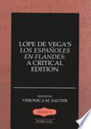 Libro Lope de Vega's Los españoles en Flandes