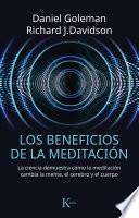 Libro Los beneficios de la meditación