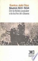 Libro Madrid, 1931-1934