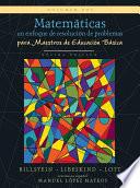 Libro Matemáticas: un enfoque de resolución de problemas para maestros de educación básica
