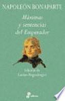 Libro Máximas y sentencias del Emperador