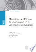 Libro Mediciones y métodos de uso común en el laboratorio de Química