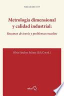 Libro Metrología dimensional y calidad industrial