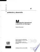 Libro Migración internacional y desarrollo en Nicaragua