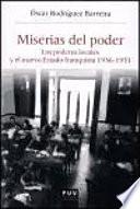 Libro Miserias del poder